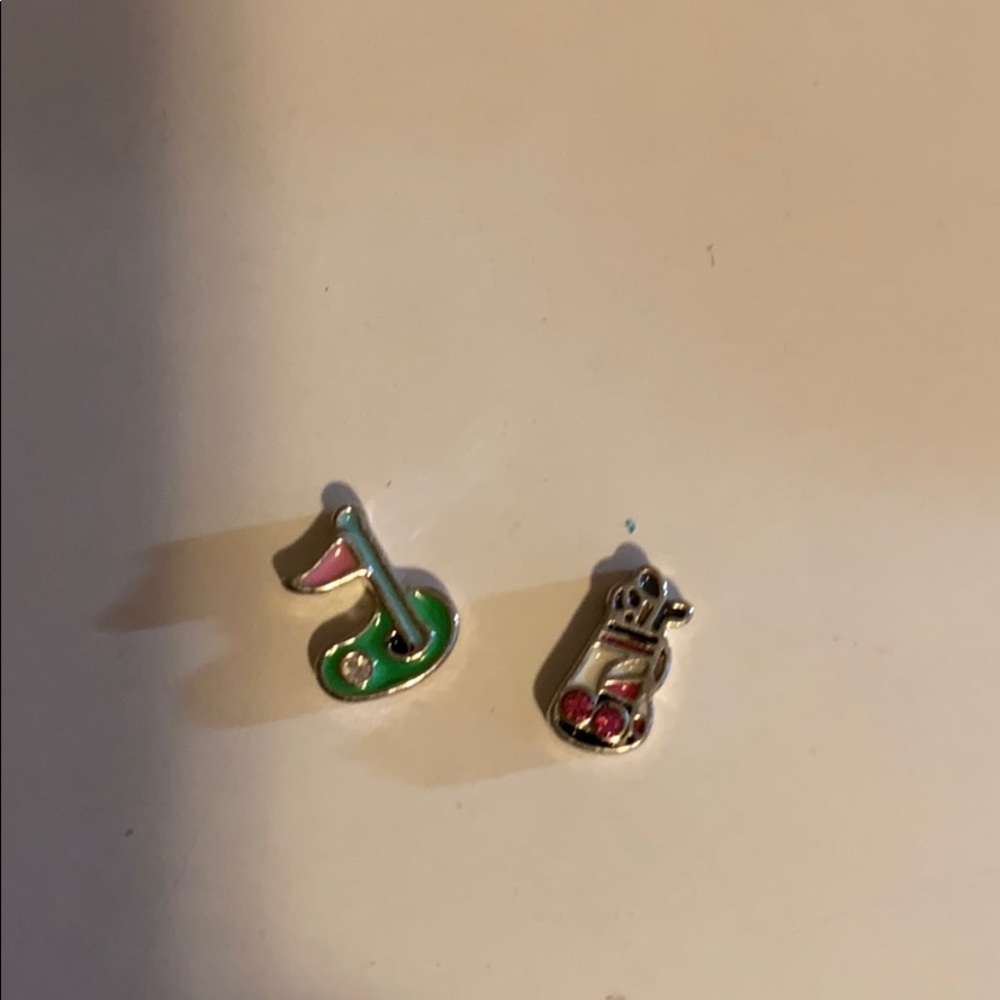 Origami Owl Golf Charms (2)